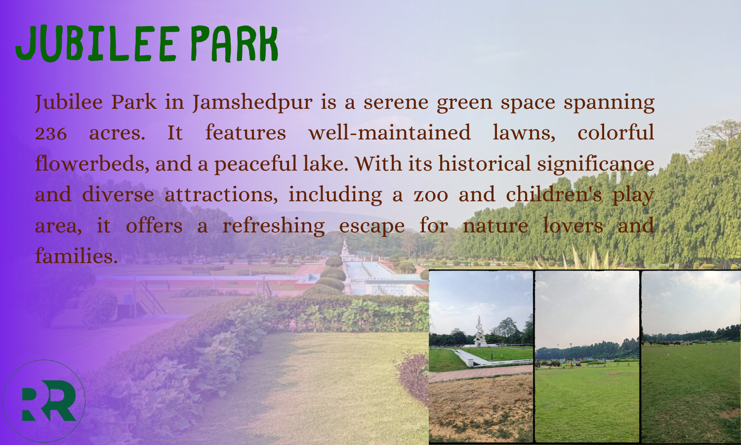 Step into Jubilee Park and Immerse Yourself in Nature's Splendor