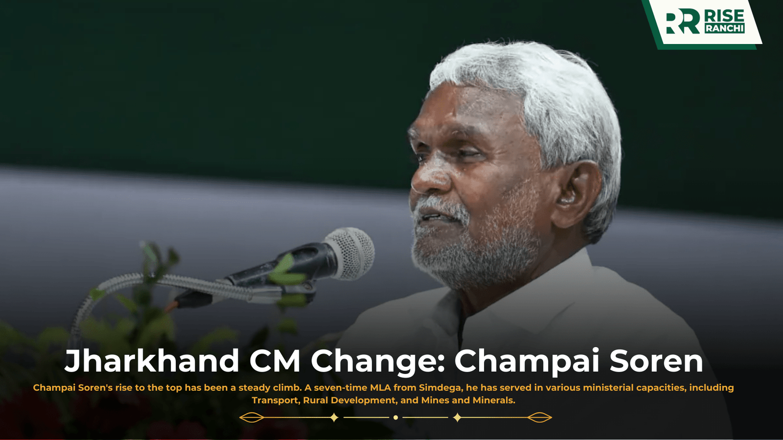 Jharkhand's New CM Champai Soren Rises as Hemant Soren arrested under ED Cloud